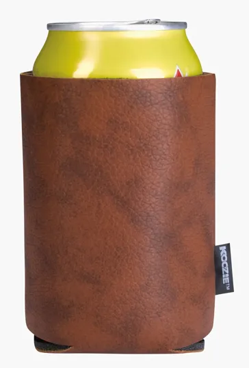 Campaign Leather Bottle Koozie