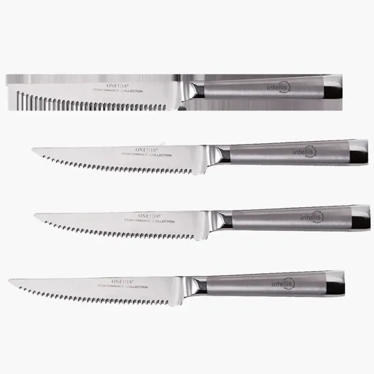 Oneida 4 piece stainless steel steak knife set